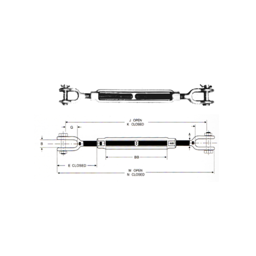 Turnbuckle Jaw & Jaw